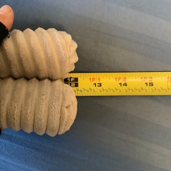 Walmart Plush Bunny Rabbit Toy With Floppy Pink Ears & Ribbed Legs 12" Easter - Picture 6 of 6